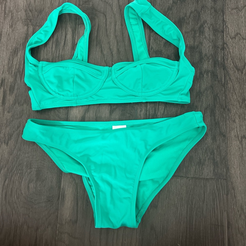 green target bikini medium